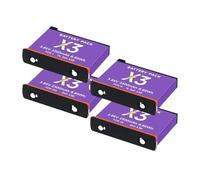Batería X3 + 2 Ranuras For Cargador De Batería, 2300 MAh, Accesorios For Cámara De Acción Panorámica, Compatible con Insta360 One X3(4PCS)
