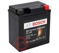 Bosch FA101 - Batería para Motocicletas AGM - 12V 85A 6Ah - Adecuada para motocicletas, motos de enduro, scooters, quads, motos de agua - Compatible M6006, BTX7L-BS, BTX7L