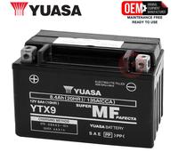 Batería YTX9-BS Yuasa Original Sellada Daelim Su Delfino 125 2007-2012