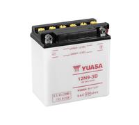 Batería Yuasa 12N9-3B con pack de ácido