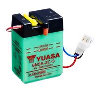 YUASA BATERIA 6N2A-2C-3 abierto - sin ácido