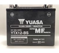 Batería Yuasa YTX12-BS | Batería de repuesto para moto Honda TRX200 Fourtrax 200 1990-1997