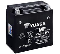 Batería Yuasa YTX16-BS 12V 14Ah Triumph Tiger 800-XC 2011 2012 2013 2014