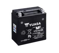 Yuasa Batería YTX16-BS Sellada 12V 14AH Gilera Fuego IE 500 2010–2011