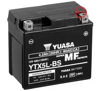 Yuasa Batería moto YTX5L-BS 12 V / 4 Ah
