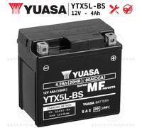 Yuasa Batería moto YTX5L-BS 12 V / 4 Ah