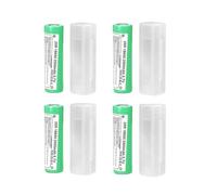 Baterías 18650 de Litio Recargables 2500mAh - 20A - 3.7v | Parte Superior Plana - Positivo Plano Linternas, Drones, Vapers, videoportero, Dispositivos electrónicos (4 Unidades Flat Top)