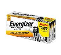 Baterías Alcalinas De Poder Energizer® AA (Paquete De 24) ENGPOWAA24