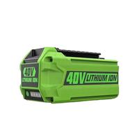 Baterías de 40 V, 6 Ah, de Iones de Litio, de Repuesto for cortacéspedes y Herramientas eléctricas, compatibles con GreenWorks G-MAX