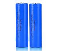 Baterías De Iones De Litio, Batería De Alta Capacidad De 2000 MAh 3,7 V, para Luces Solares, Luces De Jardín, Ratón,2 Piezas
