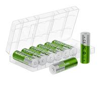 Baterías de Litio Recargables AA 8 Paquetes, 3600 mWh de Alta Capacidad 1,5 V Pilas AA, batería de Litio Recargable de Larga duración