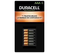 Baterías Duracell recargables AAA StayCharged 800mAH - 6-Pack