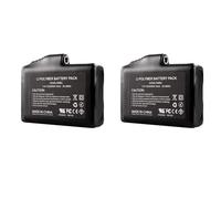 Baterías Recargable de Polímero de Litio de 2 uds, 2200mAh 7,4V Baterías de Iones de Litio para Calcetines, Calefactables, Ropa, Certificado de Seguridad UL FCC