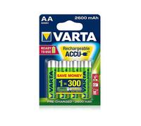 Baterías Varta tamaños Mignon Micro AAA AA R6 2600mAh R6 2100mAh R3 1000mAh