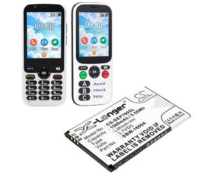 BATERIE 1500mAh DBW-1600A, DBW-1600B Para Doro 7010 7011 7781 730X 731X 4G 780X