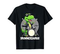 Baterista, Niño | Músico, Drummersaurus, Dinosaurio Divertido Camiseta