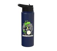 Baterista, Niño | Músico, Drummersaurus, Dinosaurio Divertido Stainless Steel Insulated Water Bottle