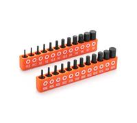 Bates- Juego de brocas Torx a prueba de manipulaciones, juego de 13 piezas, T4-T40, juego de brocas Torx, juego de brocas Torx de seguridad, juego de puntas de estrella, juegos de puntas de