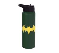 Batgirl Logo Distressed Yellow Symbol Stainless Steel Insulated Water Bottle