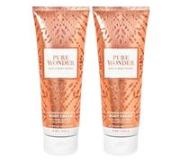 Bath and Body Works Pure Wonder Body Cream Ultimate Hydration Gift Set For Women 2 Pack 8 Oz. (Pure Wonder)