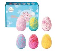 Bath Ball For Kids - 6-Pieces Gentle Shower Refreshing with Dinosaur Toy | Bubble Bath Balls For Kids Children Girls Boy Family Holiday Birthday