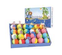 Bath Ball - Kid-Friendly Scented Bath Bomb with Animal Toy Inside | Fun Surprise Baths Product for Kids Girls Boys, Party Basket Stuffers, Home Travel Hotel Bathroom Bathtub Use