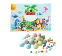Bath Ball | Natural Bubble Personal Care Products | 24-Piece Kids Fizzy Bath Ball for Shower | for Youth Girls Boys Home Apartment Hotel Bathroom Birthday Party