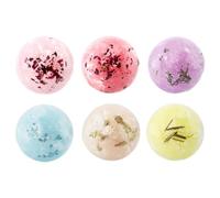 Bath Ball | Relaxing Bath Balls | Set Of 6 Bath Balls | Natural Shower Ball Kit | Bubble Spa Bath Balls | Natural Nourishment Featuring A Variety Of Fragrances