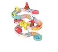 Bath Ball Track,Water Slide Toys,Bath Slide Toys,Bath Track Game Shower WaterToys,Dinosaur Train Water Slide Track Game, Suitable For Boys and Girls Aged 3-6 Years Old(A)