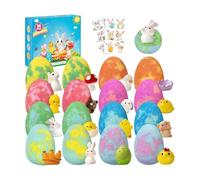 Bath Balls for Kids - Colorful Fizzies | Sensory Relaxing Bath Bomb with Gentle Skin Soothing Effect Play Experience for Home Travel Vacation Apartment Bathroom Holiday Party Favors Basket