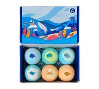 Bath Balls For Kids - Gentle Handmade With Glow-in-the-Dark Toys Inside | Shower Steamers Surprise Ocêan Bubble Bath | For Children Boys Girls Teens Adult Women Men Hotel Bathroom Spa Christmas