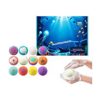 Bath Balls for Kids - Moisturizing Refreshing With Toys Inside | Shower Steamers Boys Girls Children Teens Women Mother Wife Girlfriend Party Relaxation Birthday Hotel Bathroom Spa, 1.77x1.77inc