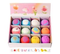 Bath Balls For Women, Bubble Bath Balls | Colorful Relaxing Body Cleanser | Kids Fizzy BallsBath Toys Kit | For Spa Home Travel Hotel Relaxation