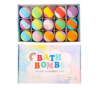 Bath Balls With Toys Inside, 15 Pieces Bathing Product Child Bath Ball Set, Children's Baths Bomb Set Includes A Surprise Toy Baths Bomb For Boys Girls Birthday Holiday Playdates Summer