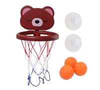 Bath Basketball Hoop, Cartoon Ball Toy, Easy Setup Child Safe Skill Building Portable Water Play Set Interactive Bathroom Game For Boys Girls Pool Bedroom Beach