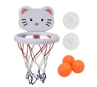 Bath Basketball Hoop, Cartoon Ball Toy, Easy Setup Child Safe Skill Building Portable Water Play Set Interactive Bathroom Game For Boys Girls Pool Bedroom Beach