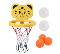 Bath Basketball Hoop, Cartoon Ball Toy, Easy Setup Child Safe Skill Building Portable Water Play Set Interactive Bathroom Game For Boys Girls Pool Bedroom Beach
