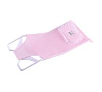 Bath Bed, Shower Pad, Soft Cushion Breathable Mesh Head Support Lightweight Design Compact, Bath Pillow for 0-6 Months Old Children Girls Boys, 22.83x11.02x1.65Inches, Blue, Pink