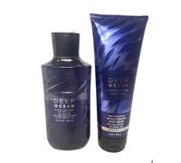 Bath & Body Works - Set de 2 cremas corporales y geles de ba o hidratantes para hombre Deep Ocean Ultimate (2 piezas)