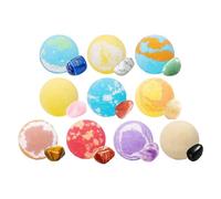 Bath Bombs - 820g Sea Salt | Kids Fizzy Bath Bubble Toy Set | Space Planet Surprise Egg Bombs with Toys Inside | Colorful Quick Dissolving Bubble Bomb Gift Set For Kids Use
