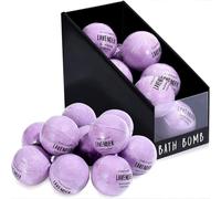Bath Bombs Gift Set for Women BODY & EARTH 10 X 3.5 oz Essential Oils Lavender Handmade Birthday Gift Idea for Family Women Men Mothers