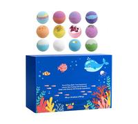 Bath Bombs With Toys Inside - 12pcs 2in Kids Bath Fizzers Gift Set
