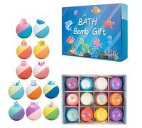 Bath Bombs With Toys Inside, Ocean Theme Fizzy Bath Balls For Birthday Party Favors