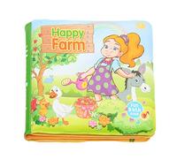 Bath Book Baby Bath Book Infant Bath Book Safe BPA Free EVA Foam Stimulate Imagination Color Perception Easy to Clean for Kids Bath Time (Farm B103B)
