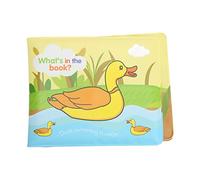 Bath Book Safe BPA EVA Foam Rich Contents Inspirational Sound Bright Colors Easy to Clean for Baby Bath Time Infant Bathtub Play Christmas Gifts (Animal Duck A533)