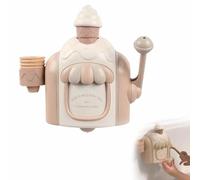 Bath Bubble Ice Cream Maker Bath Toy,Sensory Play Ice Creamm Bathing Toy,Bathroom Pretend Play Shower Toys,Tub Foam Maker for Playtime Indoor Home Pool Shower Girls Boys