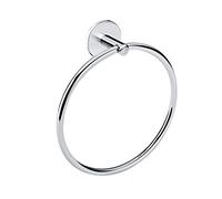 Bath+ by Cosmic - Toallero Aro Cromo (20 x 5 x 22 cm) Duo Round