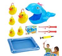 Bath Fishing Toy, Pool Toys, Bathtub Safe Entertaining Toy Skill Development Quick Setup Water Resistant Colorful Design, Home Bathtub Kiddie Party Favors for Kids