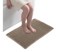 Bath Mat, Bathroom Rugs Shower Mat Non Slip, Waffle Quick Dry Machine Washable Carpet, Super Absorbent Bathmat For Tub Floor Kitchen Apartment Entryway Home Decor