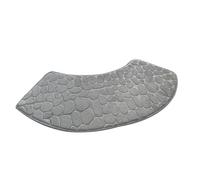 Bath Mat | Curved Floor Mats For Bathroom | Washable Absorbent Carpet Home Decor Shower Accessories For Bedroom RV Apartment Kitchen Hotel Dorm Family Safety Entrance